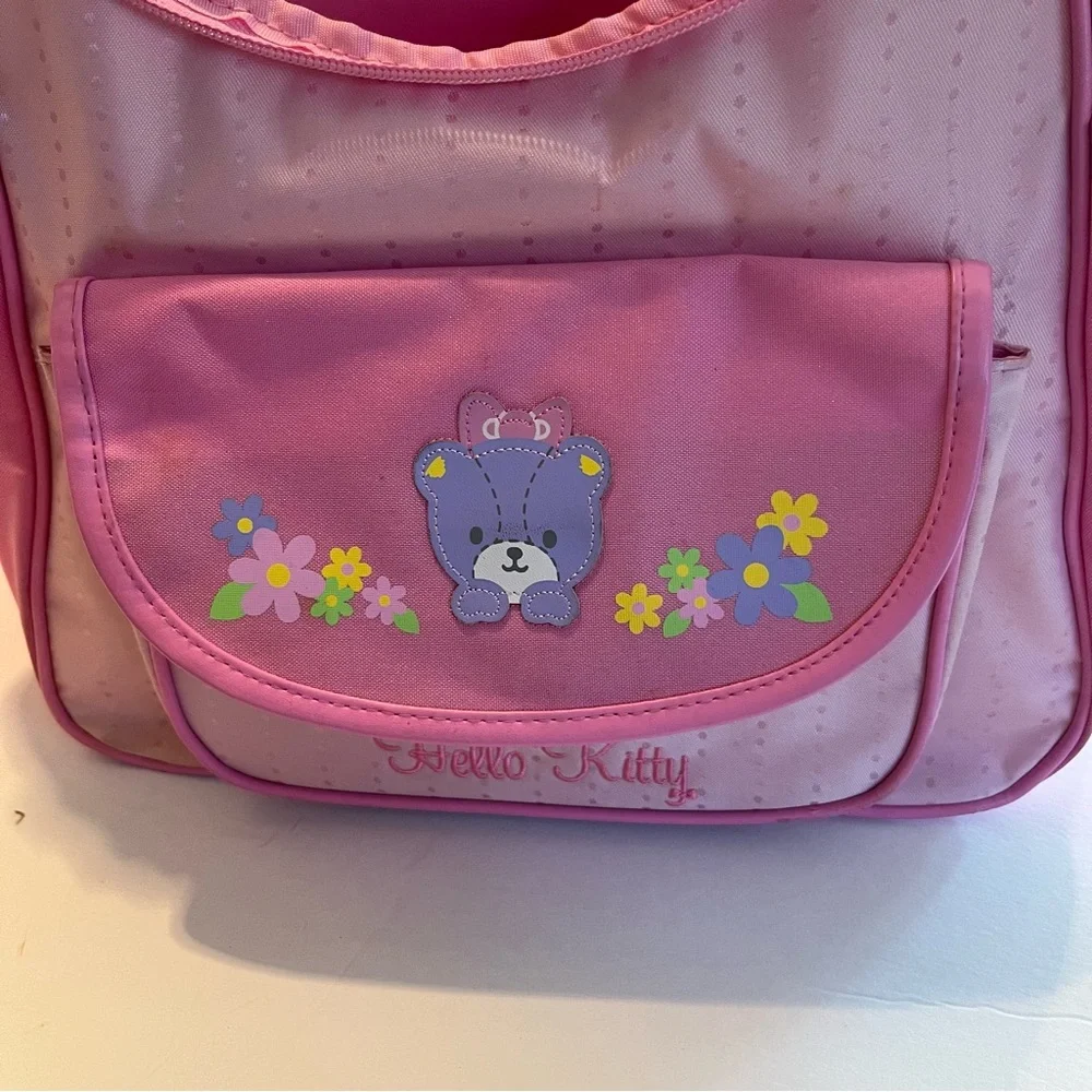 Hello Kitty Pink Backpack  15” H x 12” W